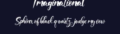 Imaginational by Inermedia Studio — Script Handwritten Font — thumbnail 2