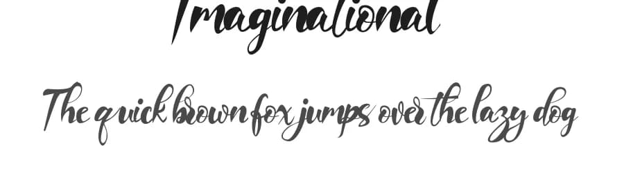Imaginational by Inermedia Studio — Script Handwritten Font