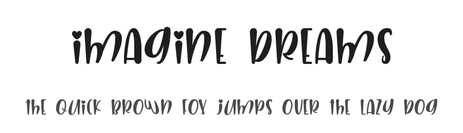 Imagine Dreams by FallenGraphic Studio — Script Handwritten Font