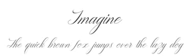Imagine by alcode — Script Handwritten Font — thumbnail 1
