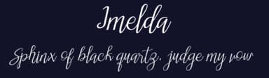 Imelda by Malindo Creative — Script Handwritten Font — thumbnail 2