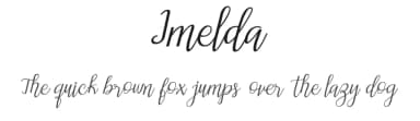 Imelda by Malindo Creative — Script Handwritten Font — thumbnail 1