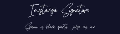Imestaviga Signature by Tebaltipis Studio — Script Handwritten Font — thumbnail 2