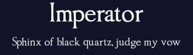 Imperator by Paul Lloyd — Serif Font — thumbnail 2