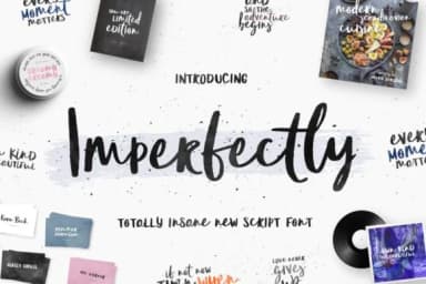 Imperfectly Font by wornoutmedia — Script Handwritten Font — thumbnail 1