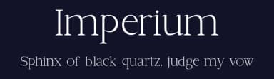 Imperium by Slide Shoot Type — Serif Font — thumbnail 2