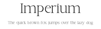 Imperium by Slide Shoot Type — Serif Font — thumbnail 1