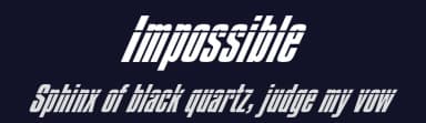 Impossible by Apostrophic Labs — Sans Serif Font — thumbnail 2