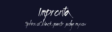 Impronta by Pablo Raúl Retamar — Script Handwritten Font — thumbnail 2