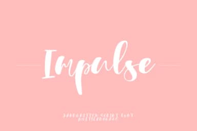 Impulse Font by BennyDesigns — Script Handwritten Font — thumbnail 7