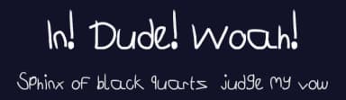 In! Dude! Woah! by Font Bureau — Script Handwritten Font — thumbnail 2