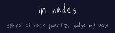 In Hades by leo — Script Handwritten Font — thumbnail 2