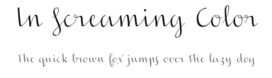 In Screaming Color by letterpunch — Script Handwritten Font — thumbnail 1