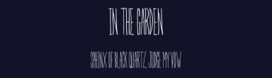 In The Garden by KC Fonts — Script Handwritten Font — thumbnail 2