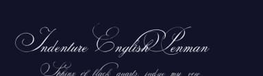 Indenture English Penman by Intellecta Design — Script Handwritten Font — thumbnail 2