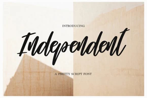 Independent Font by Masha Artifex — Script Handwritten Font