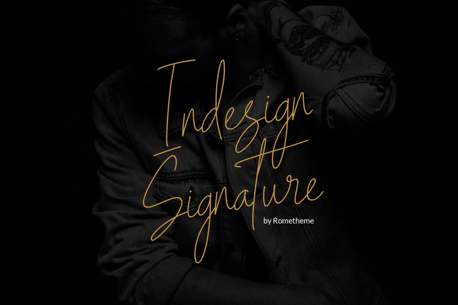 Indesign Signature Font by rometheme — Script Handwritten Font