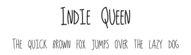 Indie Queen by Hollie Tudor — Script Handwritten Font — thumbnail 1