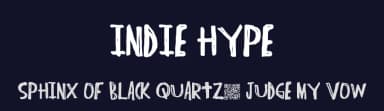 Indie Hype by Xerographer Fonts — Script Handwritten Font — thumbnail 2
