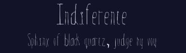 Indiferente by Bernardo Osegueda — Script Handwritten Font — thumbnail 2