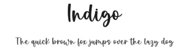 Indigo by Graphix Line Studio — Script Handwritten Font — thumbnail 1