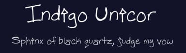 Indigo Unicor by FontPanda — Script Handwritten Font — thumbnail 2