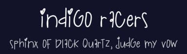 Indigo Racers by Des Gomez — Script Handwritten Font — thumbnail 2