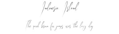Indonesia Island by AminMario — Script Handwritten Font — thumbnail 1