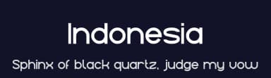 Indonesia by weknow — Sans Serif Font — thumbnail 2