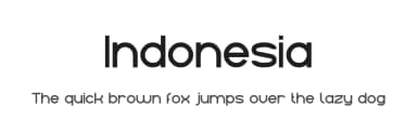 Indonesia by weknow — Sans Serif Font — thumbnail 1