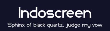 Indoscreen by zulkhairilettering — Sans Serif Font — thumbnail 2