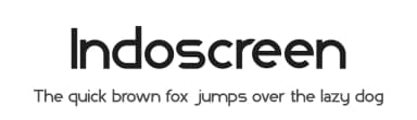 Indoscreen by zulkhairilettering — Sans Serif Font — thumbnail 1