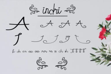 Indri Font by miwbiedesign — Script Handwritten Font — thumbnail 5