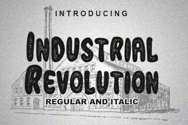 Industrial Revolution Font by vladimirnikolic — Script Handwritten Font — thumbnail 1