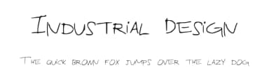 Industrial Design by Ian Bass — Script Handwritten Font — thumbnail 1