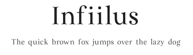 Infiilus by Lerima — Serif Font