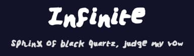 Infinite by Mahmoud Nafiseh — Script Handwritten Font — thumbnail 2