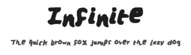 Infinite by Mahmoud Nafiseh — Script Handwritten Font — thumbnail 1