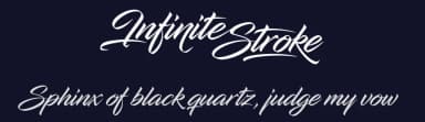 Infinite Stroke by Youssef Habchi — Script Handwritten Font — thumbnail 2