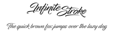 Infinite Stroke by Youssef Habchi — Script Handwritten Font — thumbnail 1