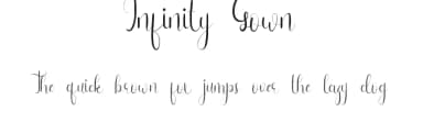Infinity Gown by Edric Studio — Script Handwritten Font — thumbnail 1