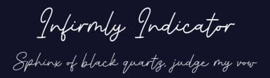 Infirmly Indicator by Niskala Huruf — Script Handwritten Font — thumbnail 2