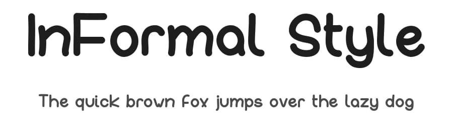 InFormal Style by Nerio Perez — Script Handwritten Font