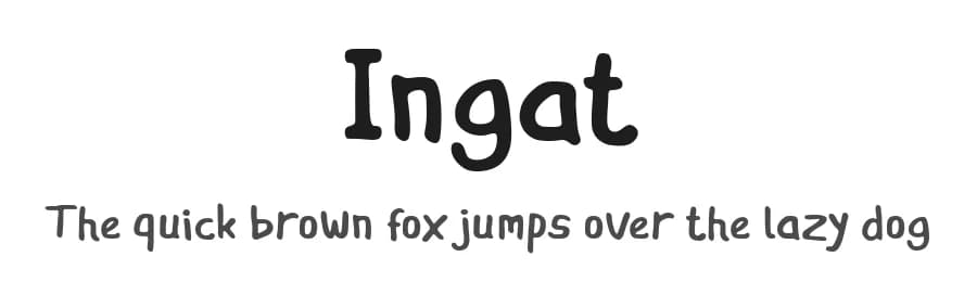 Ingat by 7NTypes — Script Handwritten Font