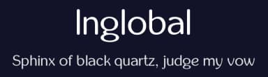 Inglobal by Andrey Kochetov — Sans Serif Font — thumbnail 2