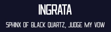 Ingrata by EH Martuchelli — Sans Serif Font — thumbnail 2