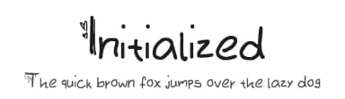 Initialized by Sasu — Script Handwritten Font — thumbnail 1