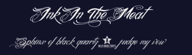 Ink In The Meat by Billy Argel Fonts ® — Script Handwritten Font — thumbnail 2
