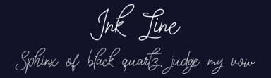 Ink Line by Beningtype by. Letteratom — Script Handwritten Font — thumbnail 2