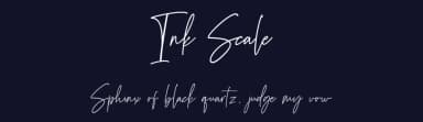 Ink Scale by Fikryal studio — Script Handwritten Font — thumbnail 2